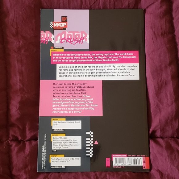 Motor Crush volume 1 B&N exclusive + bonus poster! TPB Image comic LGBTQ+ - Picture 3 of 7